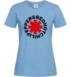 Жіноча футболка Red hot chilly pappers Блакитний фото