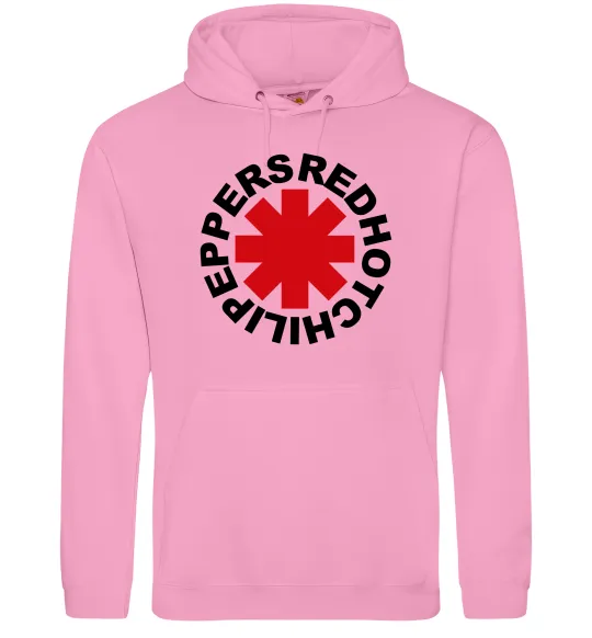 Мужская толстовка (худи) Red hot chilly pappers Розовый фото