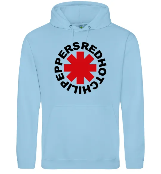 Жіноча толстовка (худі) Red hot chilly pappers Блакитний фото