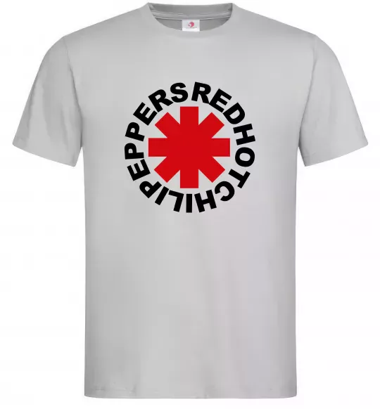 Чоловіча футболка Red hot chilly pappers Сірий фото