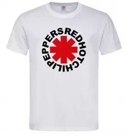 Мужская футболка Red hot chilly pappers Белый Мужская футболка Red hot chilly pappers Белый фото