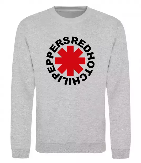 Свитшот Red hot chilly pappers Серый меланж фото