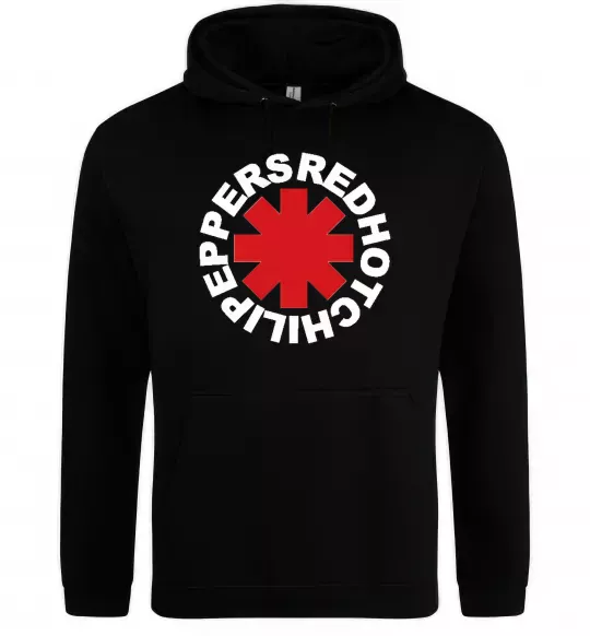 Чоловіча толстовка (худі) Red hot chilly pappers Чорний фото