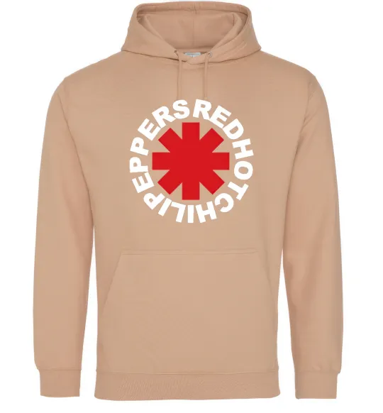 Жіноча толстовка (худі) Red hot chilly pappers Пісочний фото