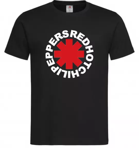 Чоловіча футболка Red hot chilly pappers Чорний фото