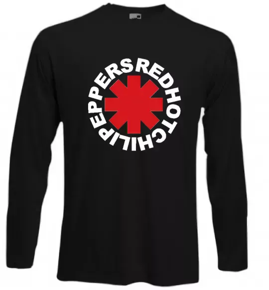 Лонгслив Red hot chilly pappers Черный фото