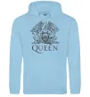 Мужская толстовка (худи) QUEEN Голубой фото