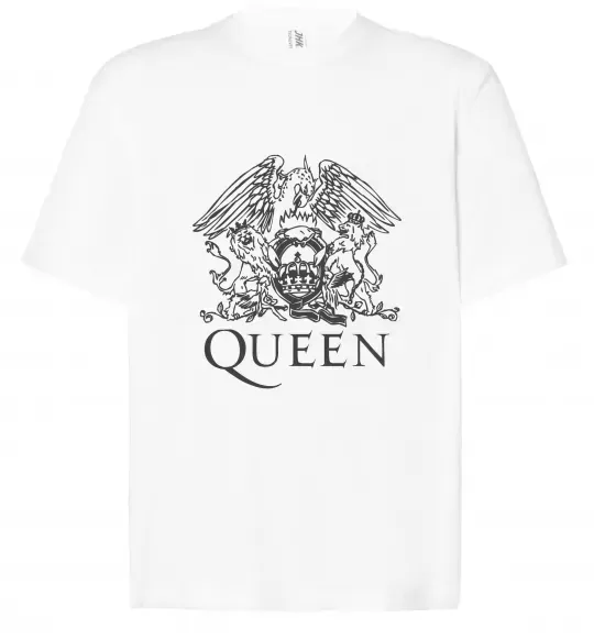 Футболка Оверсайз QUEEN Белый фото