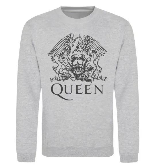 Світшот QUEEN Сірий меланж фото
