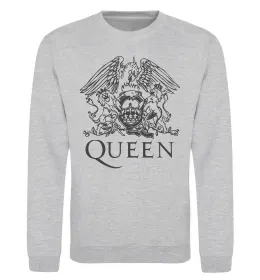 Свитшот QUEEN Серый меланж фото