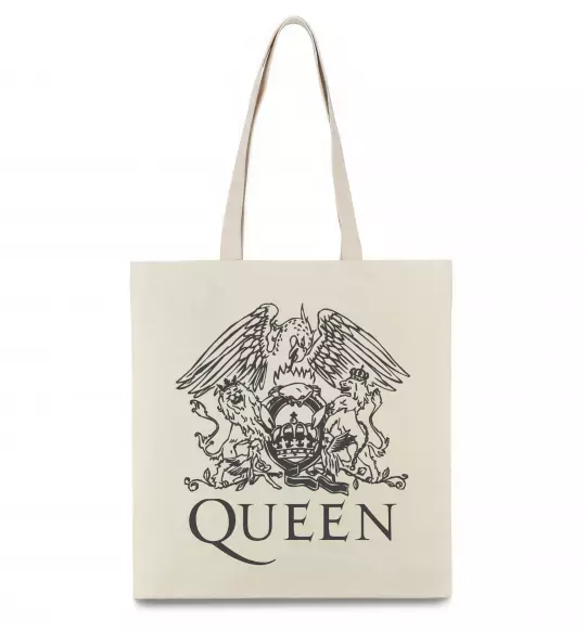 Еко-сумка QUEEN Бежевий фото