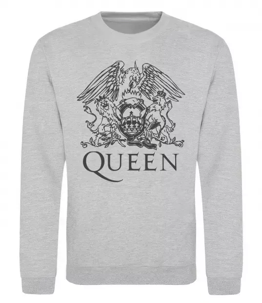 Світшот QUEEN Сірий меланж фото