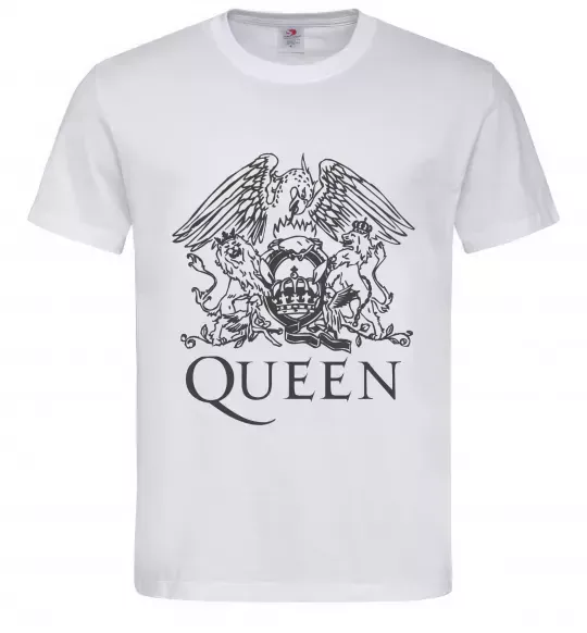 Чоловіча футболка QUEEN Білий фото