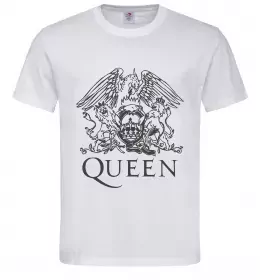 Мужская футболка QUEEN Белый фото