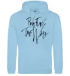 Мужская толстовка (худи) Pink Floyd підпис Голубой фото