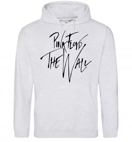 Женская толстовка (худи) Pink Floyd підпис Серый меланж фото