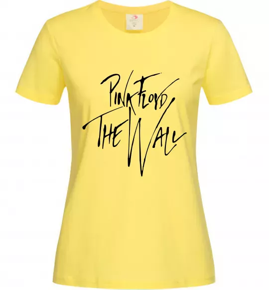 Женская футболка Pink Floyd підпис Лимонный фото