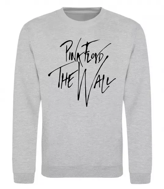 Світшот Pink Floyd підпис Сірий меланж фото