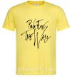 Мужская футболка PINK FLOYD подпись Лимонный фото