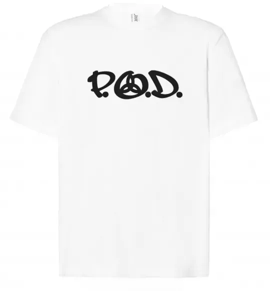 Футболка Оверсайз P.O.D. Белый фото