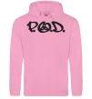 Мужская толстовка (худи) P.O.D. Розовый фото