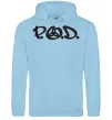 Мужская толстовка (худи) P.O.D. Голубой фото