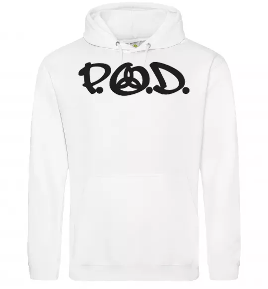 Женская толстовка (худи) P.O.D. Белый фото