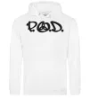 Женская толстовка (худи) P.O.D. Белый фото