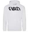 Женская толстовка (худи) P.O.D. Серый меланж фото