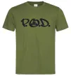 Мужская футболка P.O.D. Оливковый Мужская футболка P.O.D. Оливковый фото