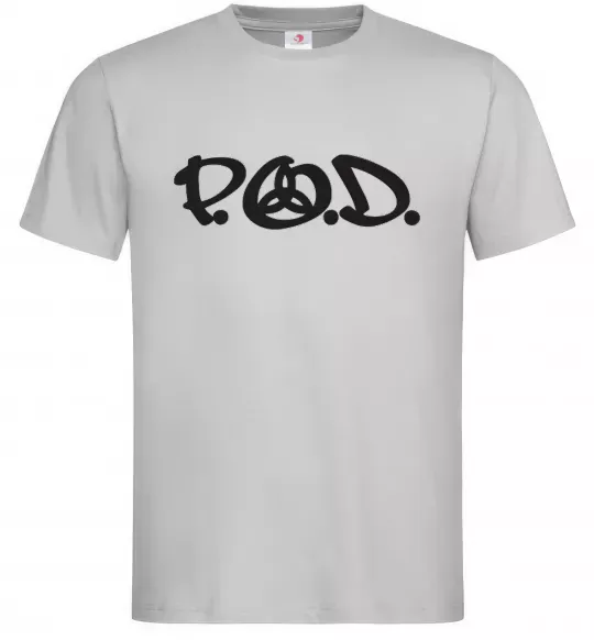 Мужская футболка P.O.D. Серый фото