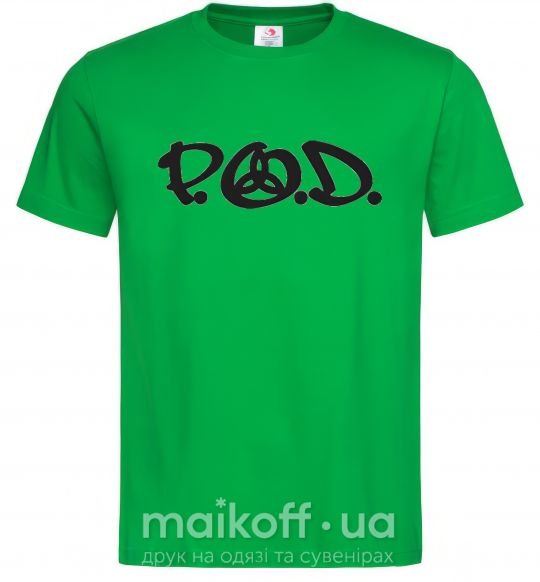 Мужская футболка P.O.D. Зеленый фото