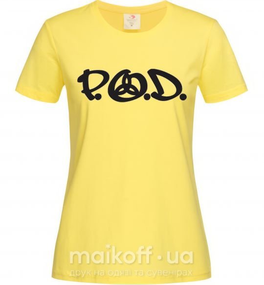 Женская футболка P.O.D. Лимонный фото
