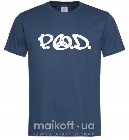 Мужская футболка P.O.D. Темно-синий фото