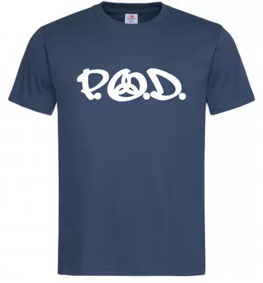 Мужская футболка P.O.D. Темно-синий фото