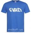 Мужская футболка P.O.D. Ярко-синий фото