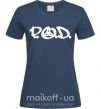 Жіноча футболка P.O.D. Темно-синій фото