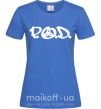 Женская футболка P.O.D. Ярко-синий фото