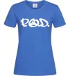 Женская футболка P.O.D. Ярко-синий фото