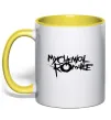 Чашка з кольоровою ручкою MY CHEMICAL ROMANCE Лимонний Чашка з кольоровою ручкою MY CHEMICAL ROMANCE Лимонний фото