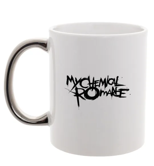 Чашка с цветной ручкой MY CHEMICAL ROMANCE Серебро фото