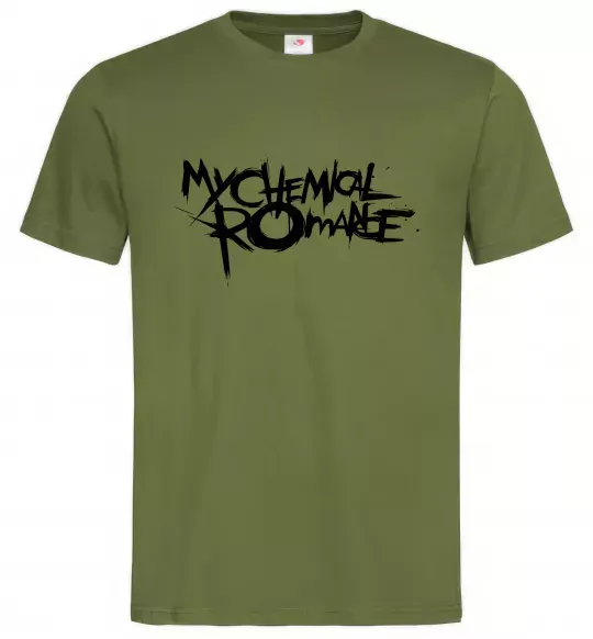 Мужская футболка MY CHEMICAL ROMANCE Оливковый фото