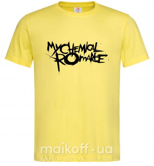 Мужская футболка MY CHEMICAL ROMANCE Лимонный фото