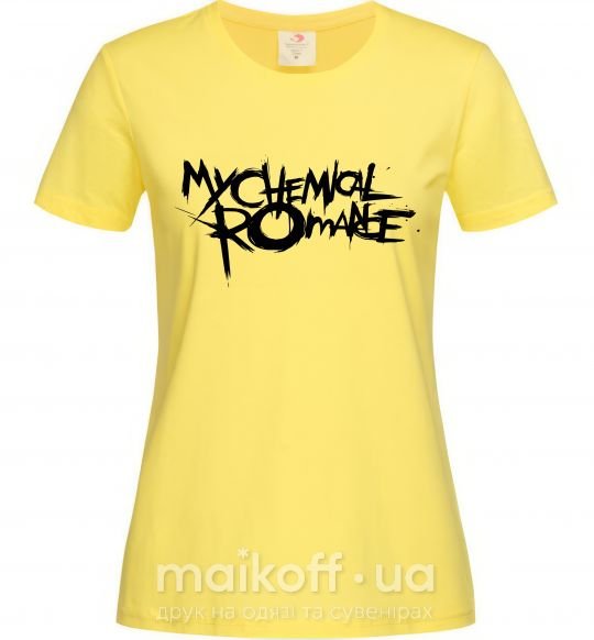 Жіноча футболка MY CHEMICAL ROMANCE Лимонний фото