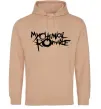 Мужская толстовка (худи) MY CHEMICAL ROMANCE Песочный Мужская толстовка (худи) MY CHEMICAL ROMANCE Песочный фото
