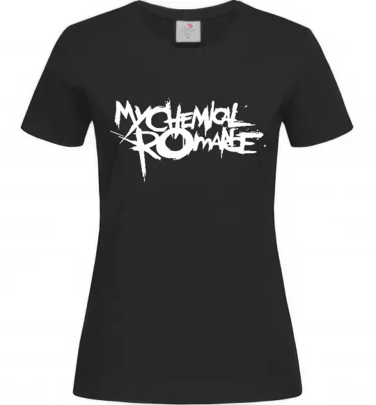 Женская футболка MY CHEMICAL ROMANCE Черный фото