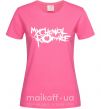 Женская футболка MY CHEMICAL ROMANCE Ярко-розовый фото