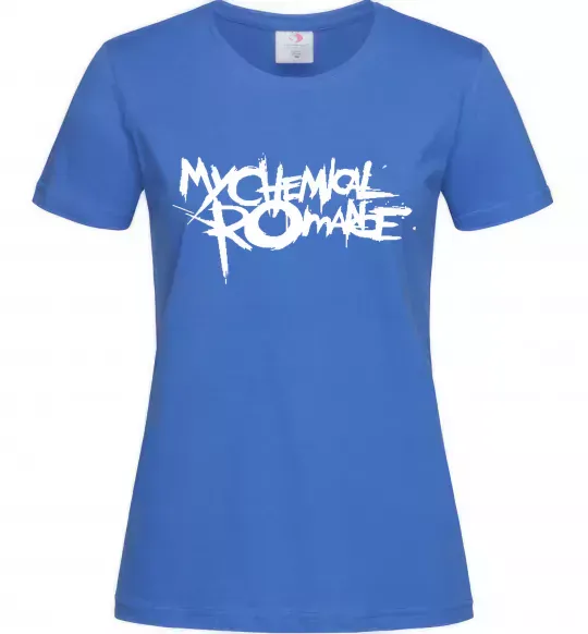 Женская футболка MY CHEMICAL ROMANCE Ярко-синий фото