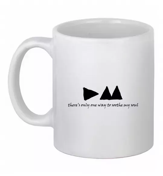 Чашка керамическая DEPECHE MODE Белый фото