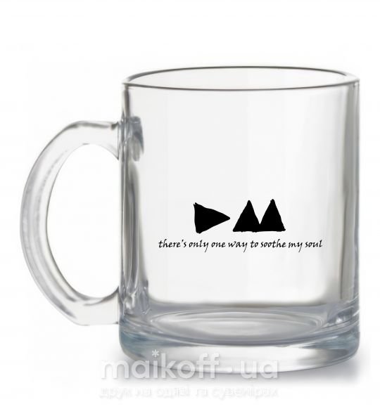 Чашка стеклянная DEPECHE MODE Прозрачный фото